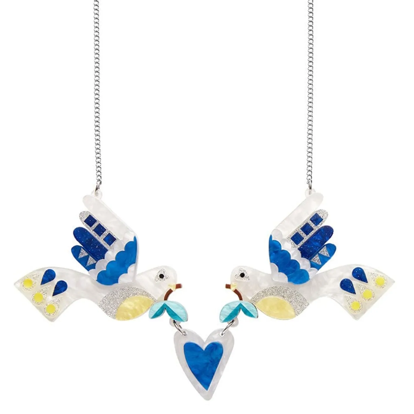 Erstwilder Peace & Love Necklace^ Necklaces