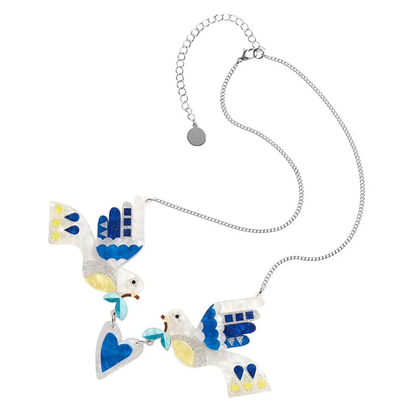 Erstwilder Peace & Love Necklace^ Necklaces