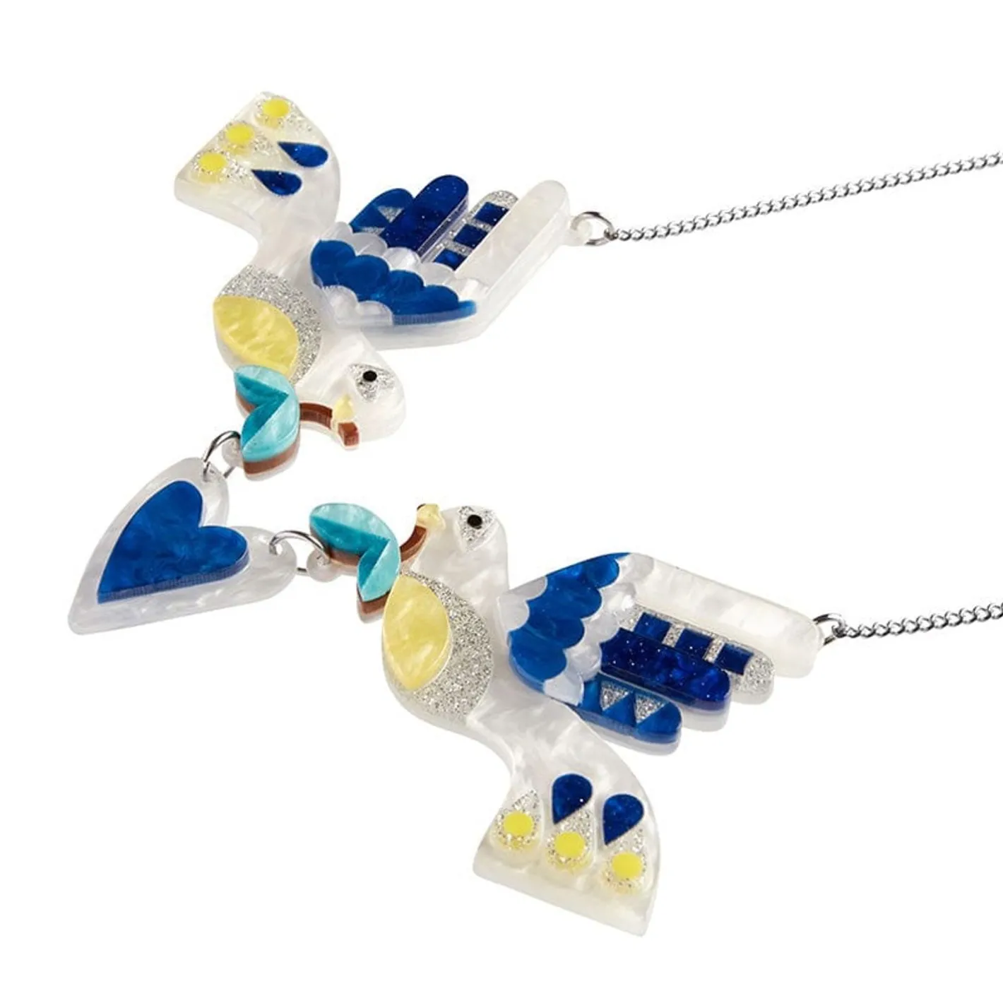Erstwilder Peace & Love Necklace^ Necklaces