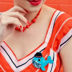 Erstwilder Pedro The Piranha Brooch^ Brooches