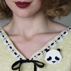 Erstwilder Pepita The Polite Panda Brooch^ Brooches