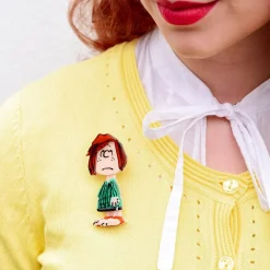 Erstwilder Peppermint Patty Brooch^ Brooches