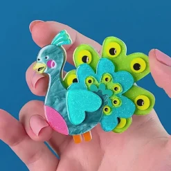 Erstwilder Percy The Peacock Brooch^ Brooches