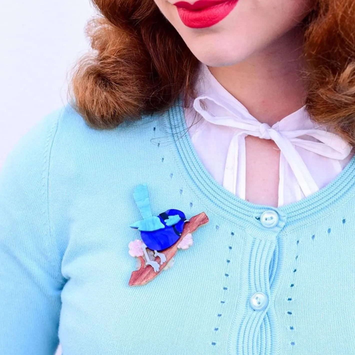Erstwilder Phoebe The Fairy Wren Brooch^ Brooches