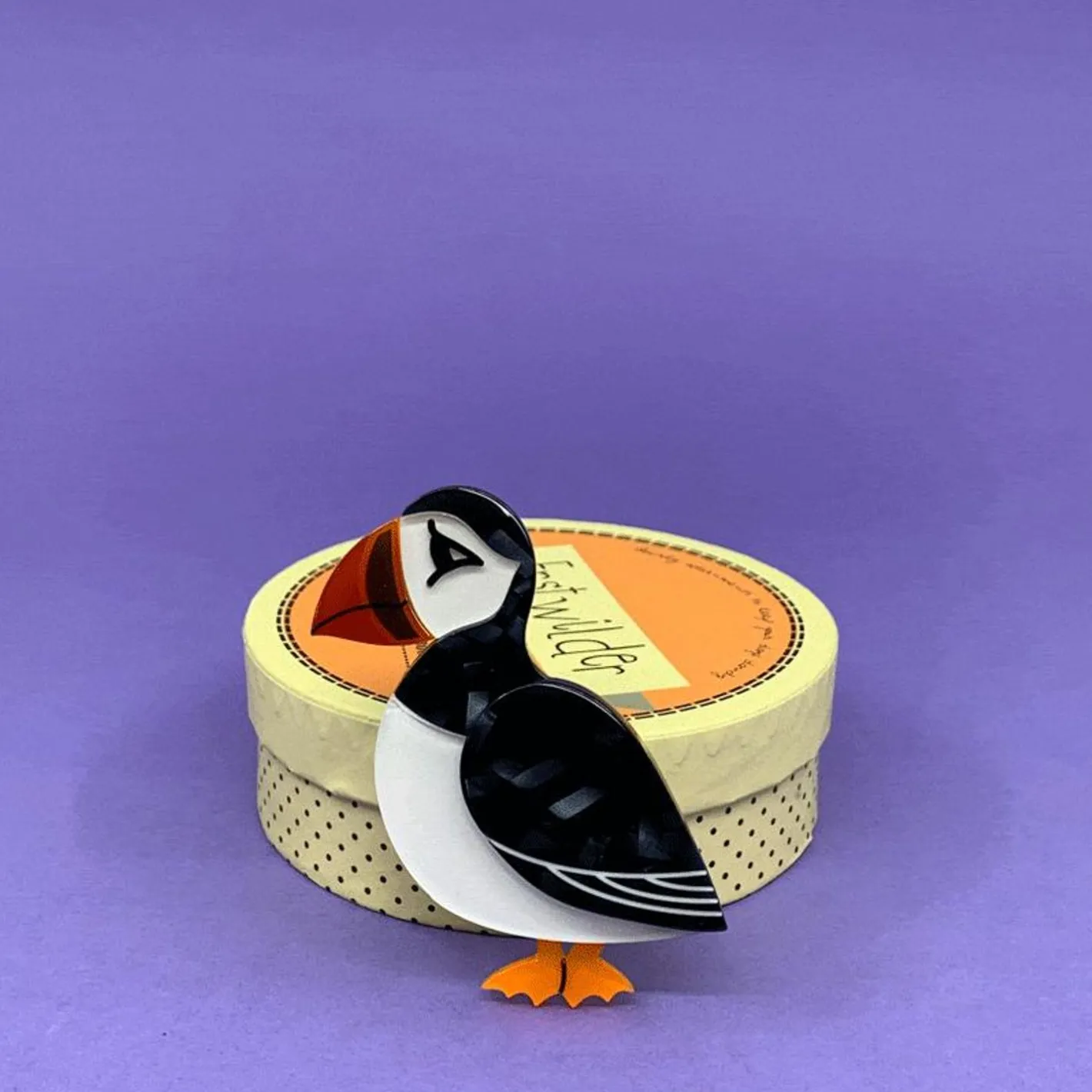 Erstwilder Piccolo Puffin Brooch^ Brooches
