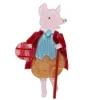 Erstwilder Pigling Bland Brooch^ Brooches