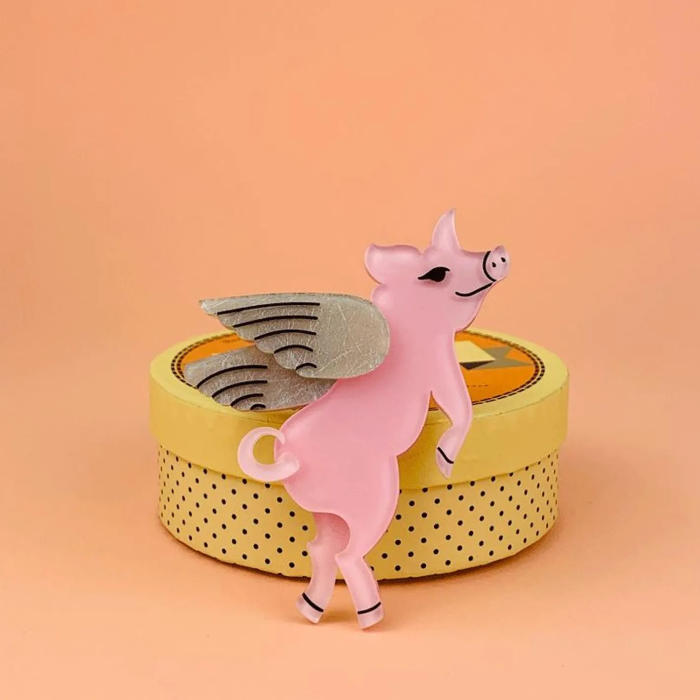 Erstwilder Pigs Can Fly Brooch^ Brooches