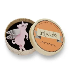 Erstwilder Pigs Can Fly Brooch^ Brooches