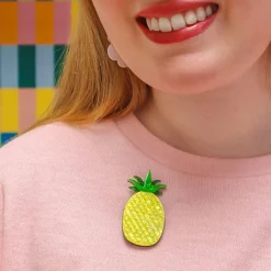 Erstwilder Pineapple Express Brooch^ Brooches