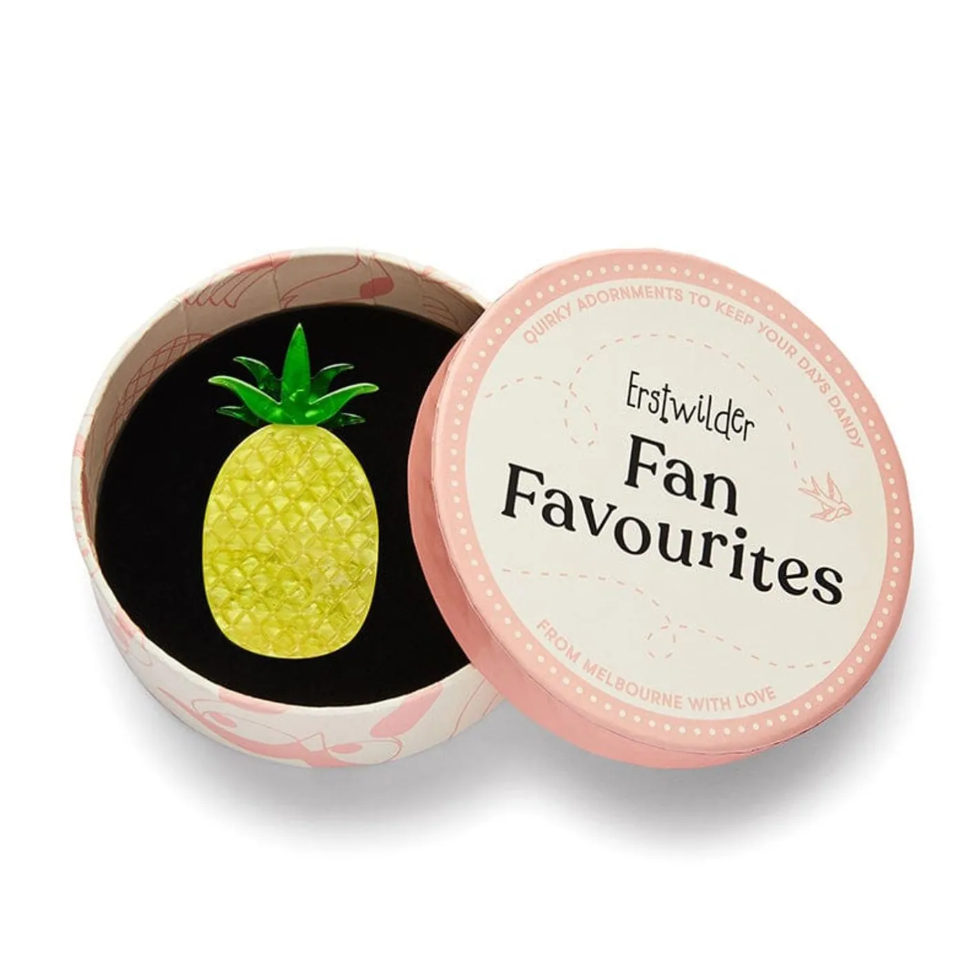 Erstwilder Pineapple Express Brooch^ Brooches