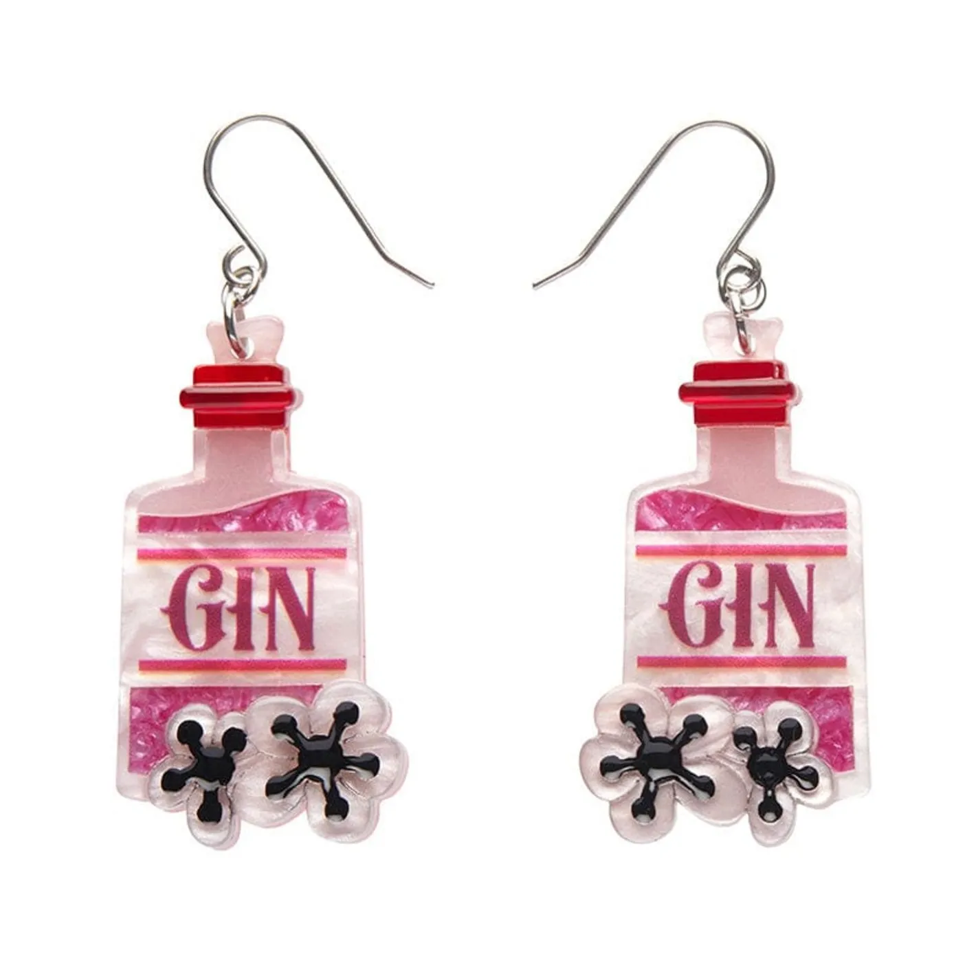 Erstwilder Pink Gin Party Drop Earrings^ Earrings