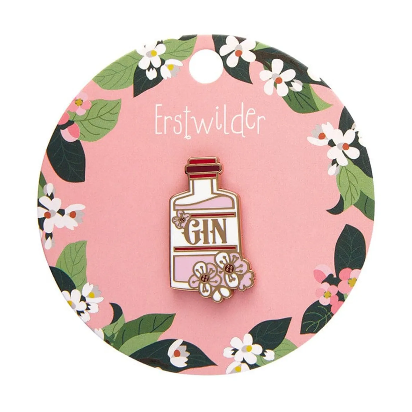 Erstwilder Pink Gin Party Enamel Pin^ Enamel Pins