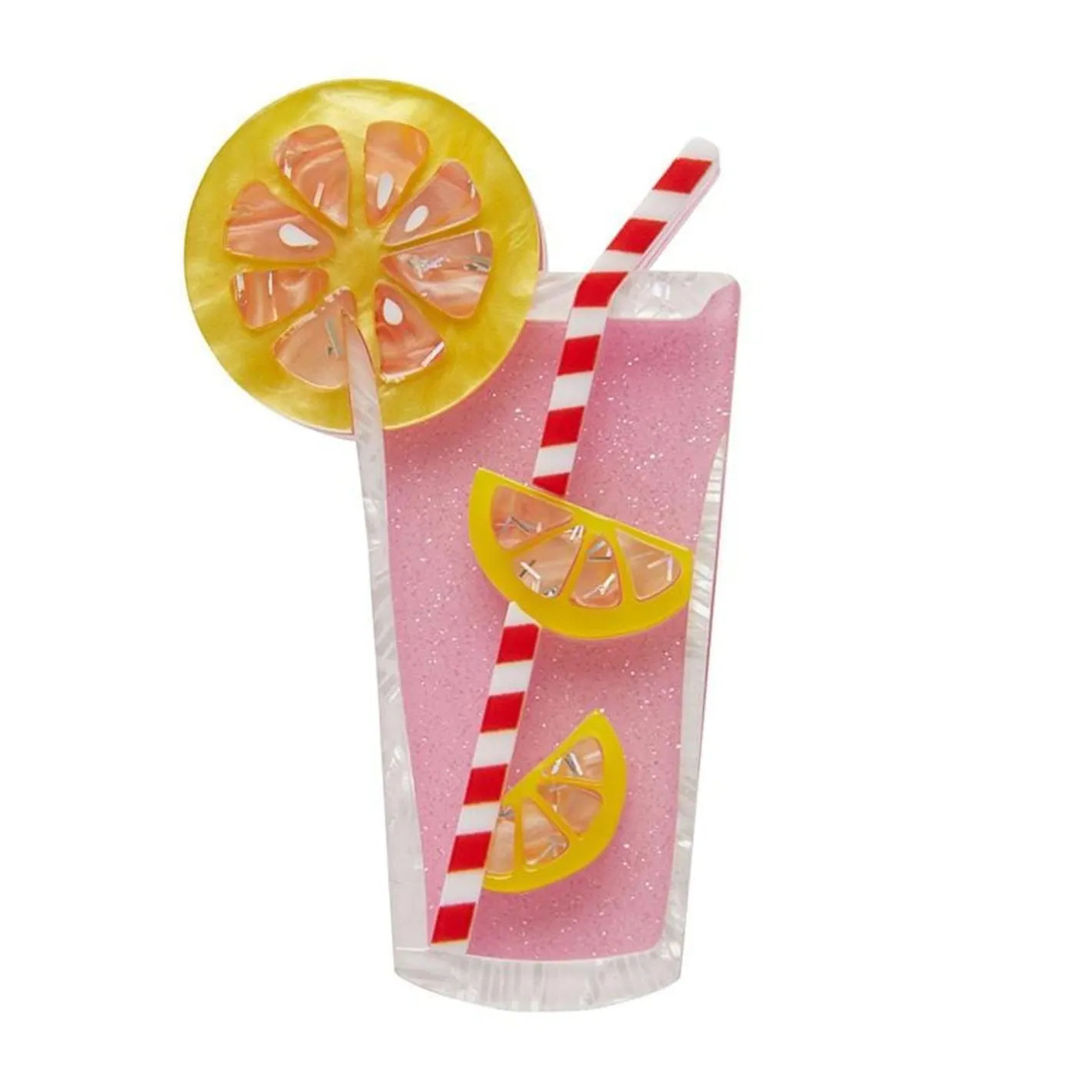 Erstwilder Pink Lemonade Brooch^ Brooches