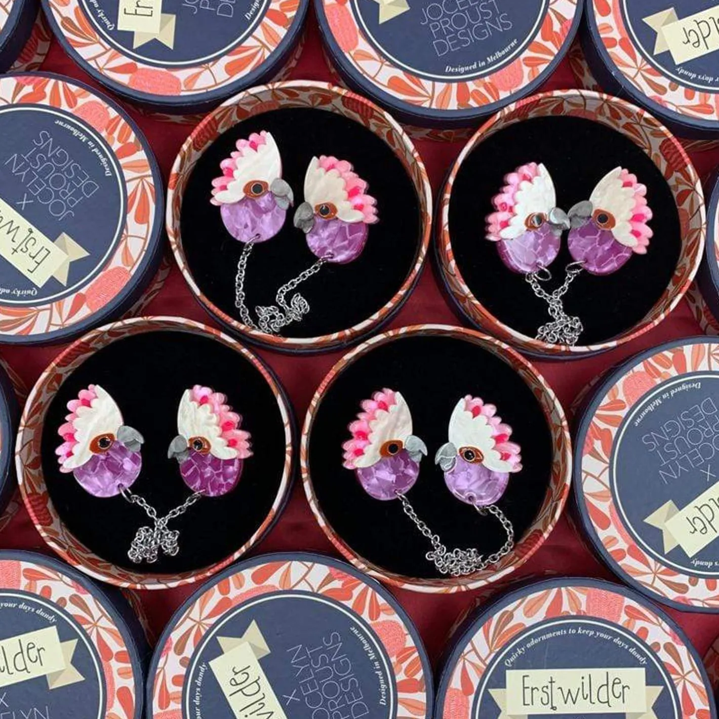 Erstwilder Pinky Promise Cardigan Clips^ Brooches