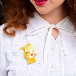 Erstwilder Playful Heart Monkey Brooch^ Brooches