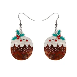 Erstwilder Plum Puddie Earrings^ Earrings