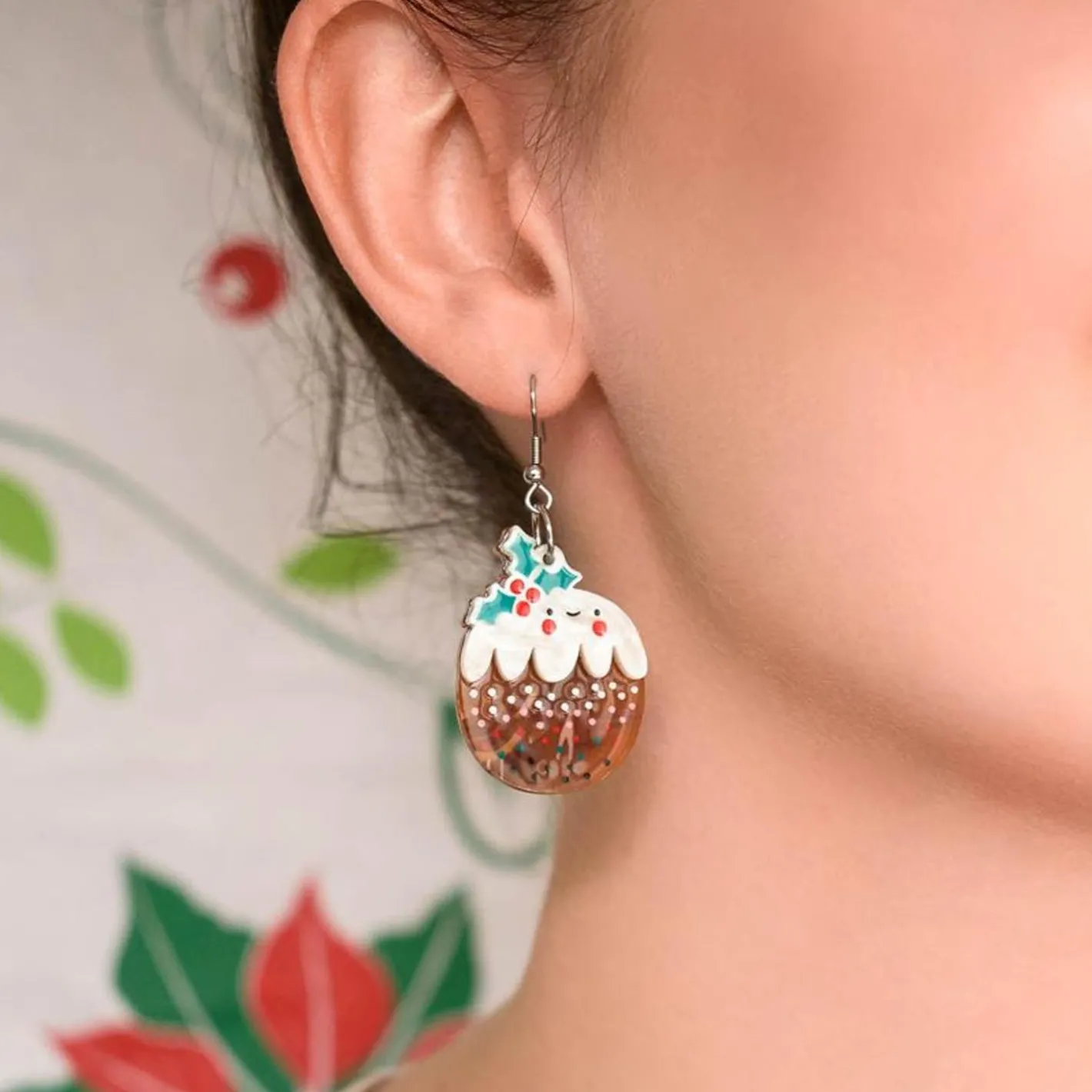 Erstwilder Plum Puddie Earrings^ Earrings