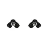 Erstwilder Poodle Glitter Stud Earrings - Black^ Essential Earrings