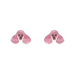 Erstwilder Poodle Ripple Stud Earrings - Pink^ Essential Earrings