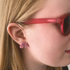 Erstwilder Poodle Ripple Stud Earrings - Pink^ Essential Earrings