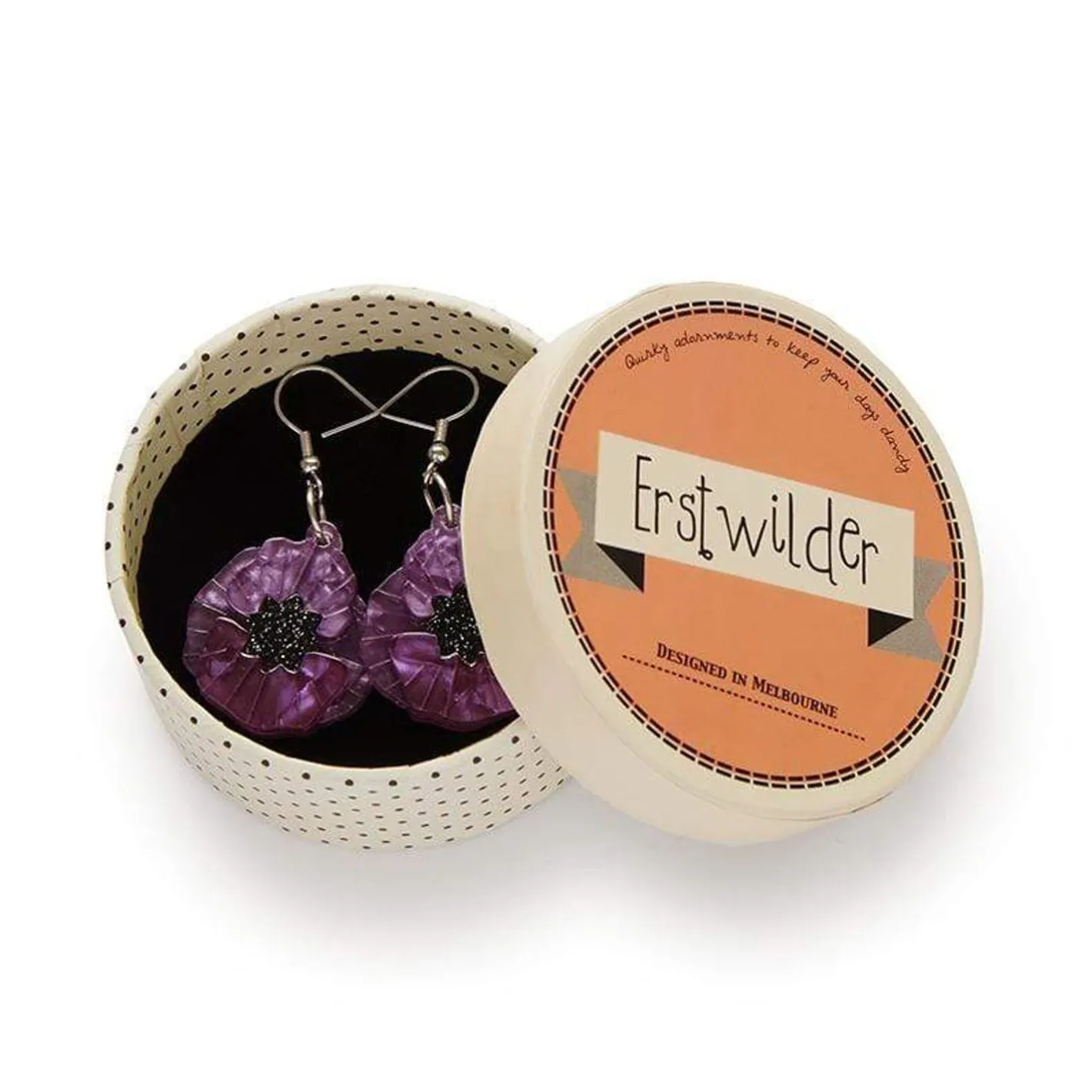 Erstwilder Poppy Field Drop Earrings^ Earrings