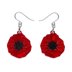 Erstwilder Poppy Field Drop Earrings^ Earrings
