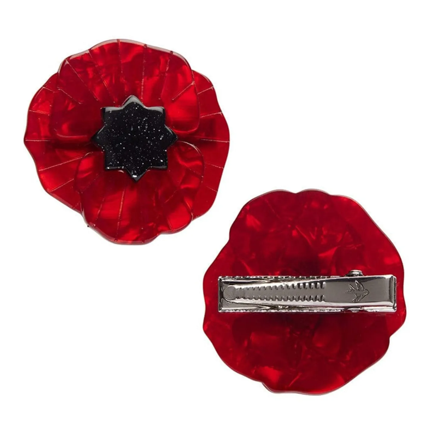 Erstwilder Poppy Field Hair Clips Set - 2 Piece^ Hair Clips & Claws