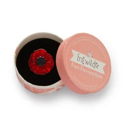 Erstwilder Poppy Field Mini Brooch^ Brooches