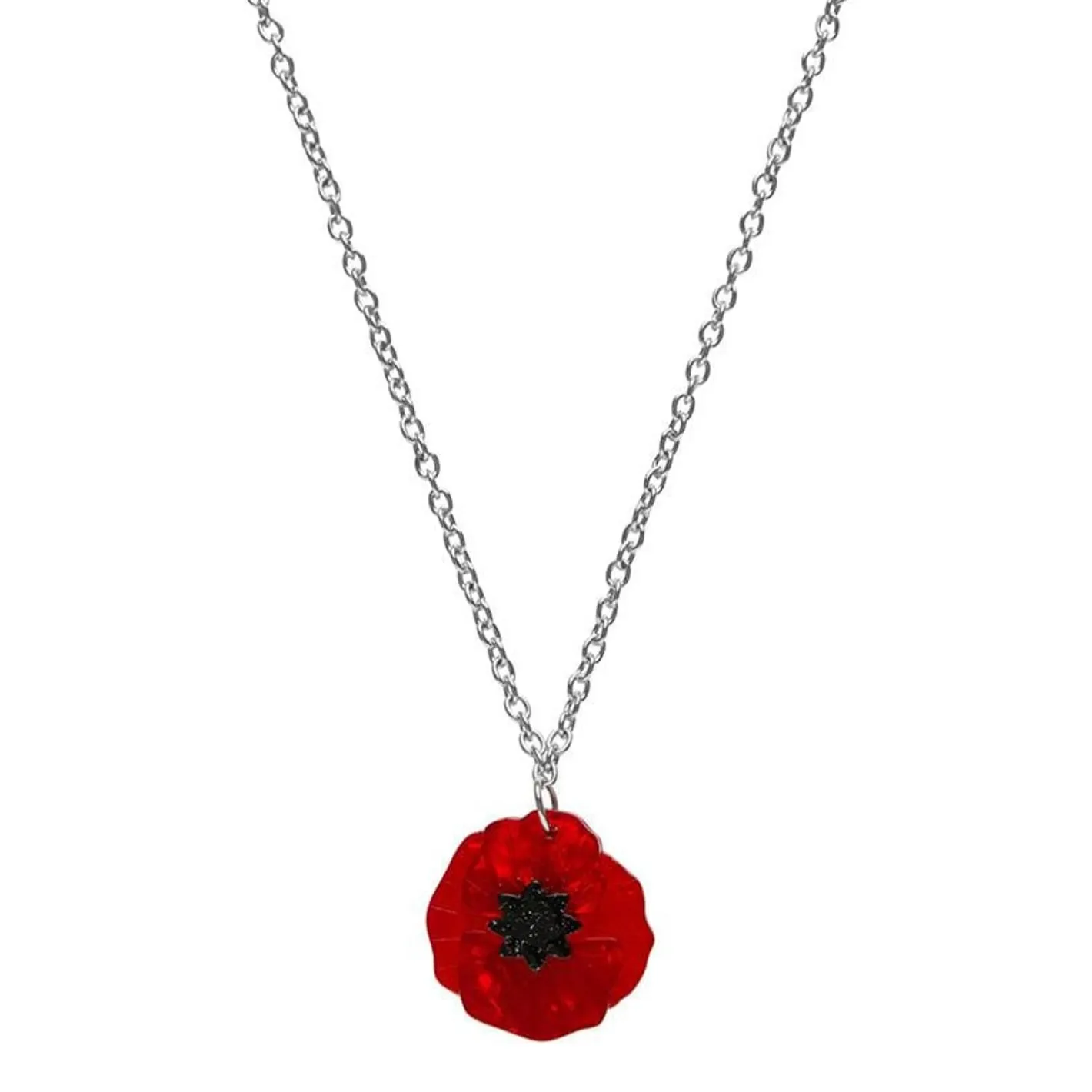 Erstwilder Poppy Field Mini Pendant Necklace^ Necklaces