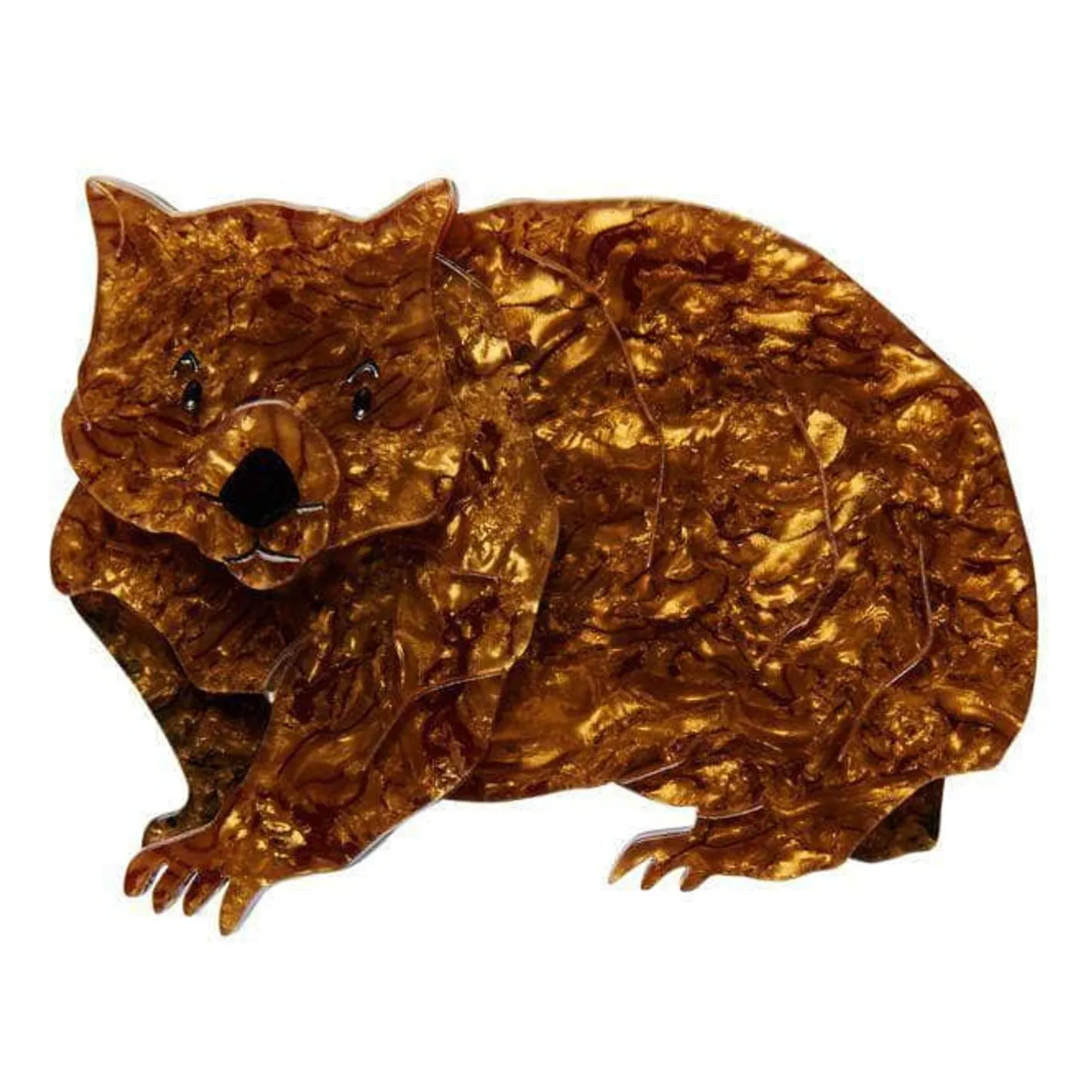 Erstwilder Pot-Belly Patrick Wombat Brooch^ Brooches