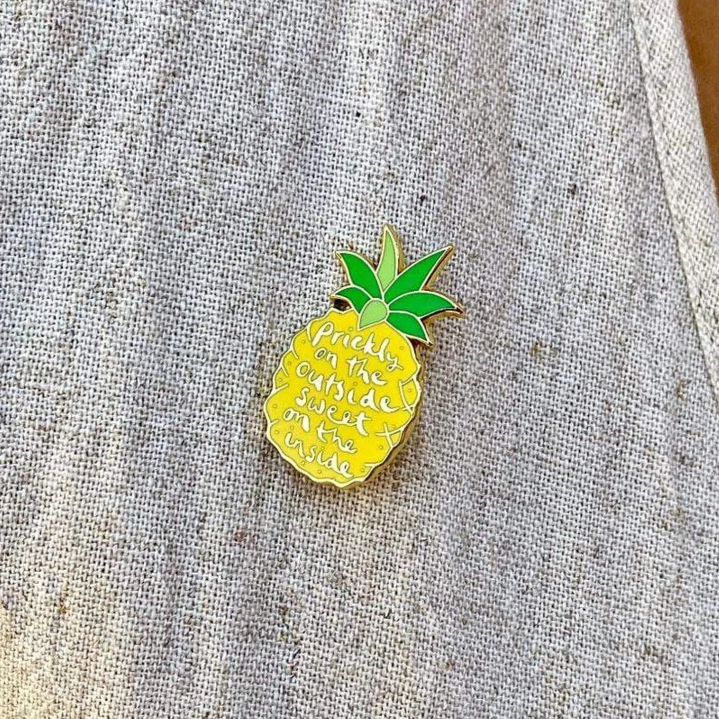 Erstwilder Prickly Pineapple Enamel Pin^ Enamel Pins