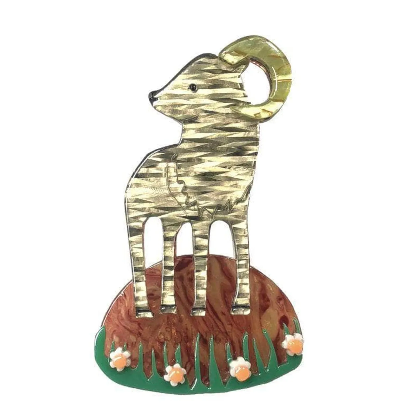 Erstwilder Pride Of Big Horn Brooch^ Brooches