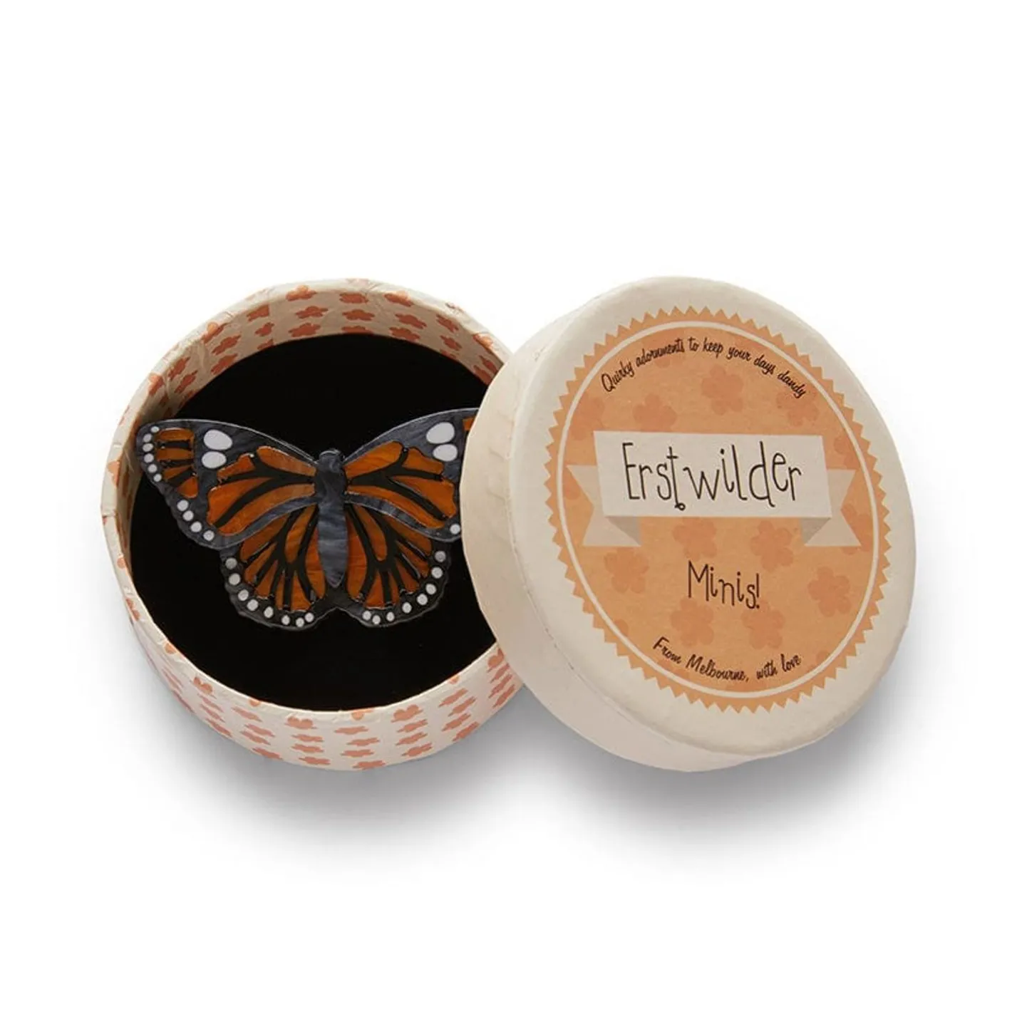 Erstwilder Prince Of Orange Mini Brooch^ Brooches