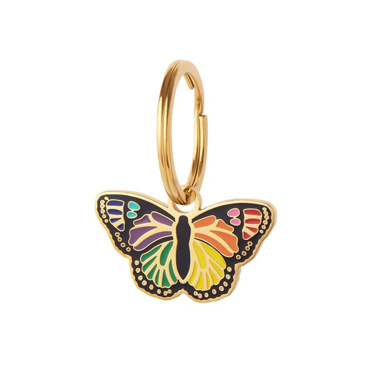 Erstwilder Prince Of Pride Butterfly Enamel Charm^ Enamel Key Rings