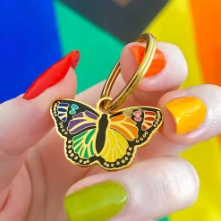 Erstwilder Prince Of Pride Butterfly Enamel Charm^ Enamel Key Rings