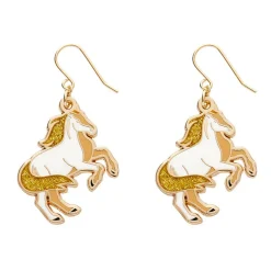 Erstwilder Princely Steed Enamel Drop Earrings^ Enamel Earrings