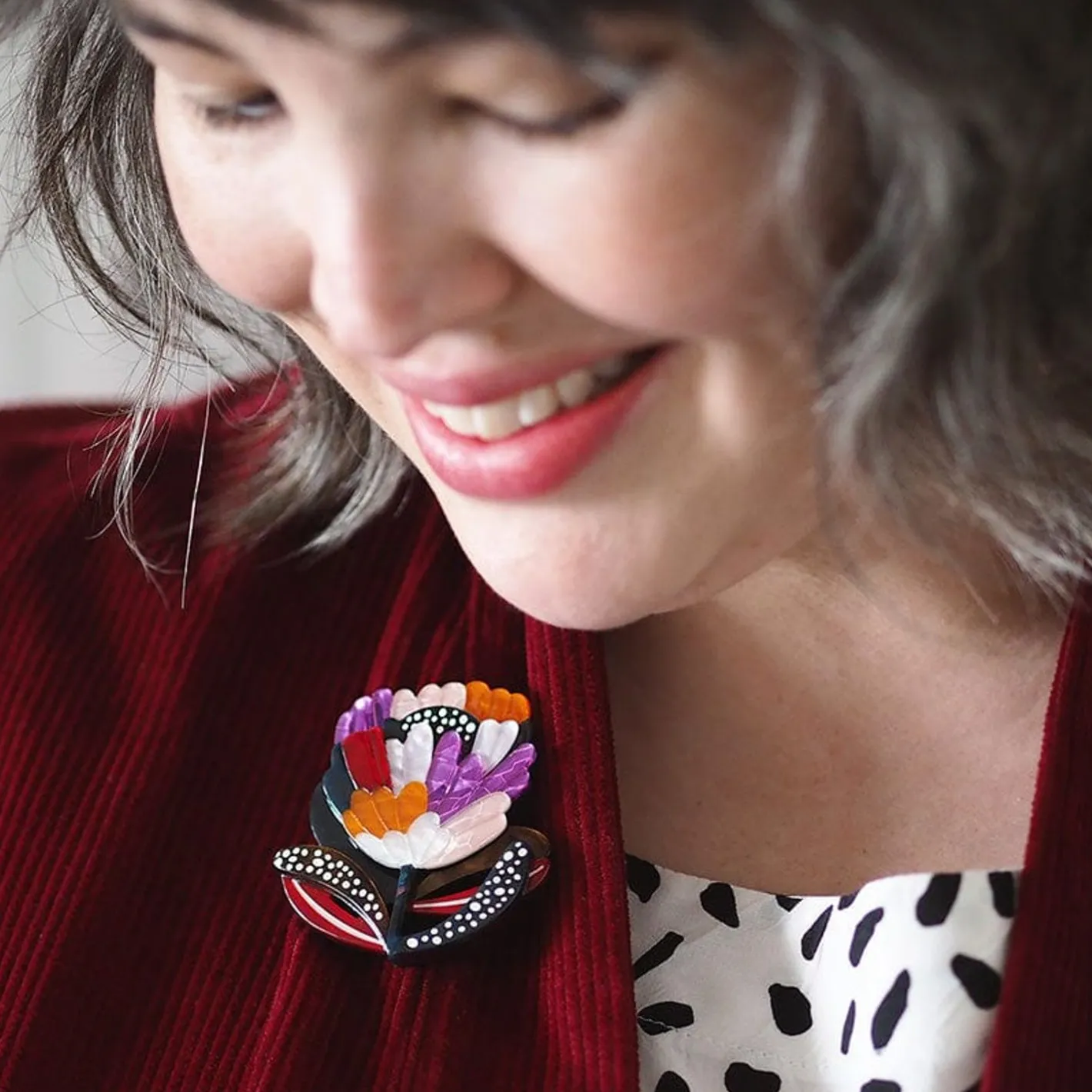 Erstwilder Protea In Bloom Brooch^ Brooches