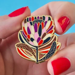 Erstwilder Protea In Bloom Enamel Pin^ Enamel Pins
