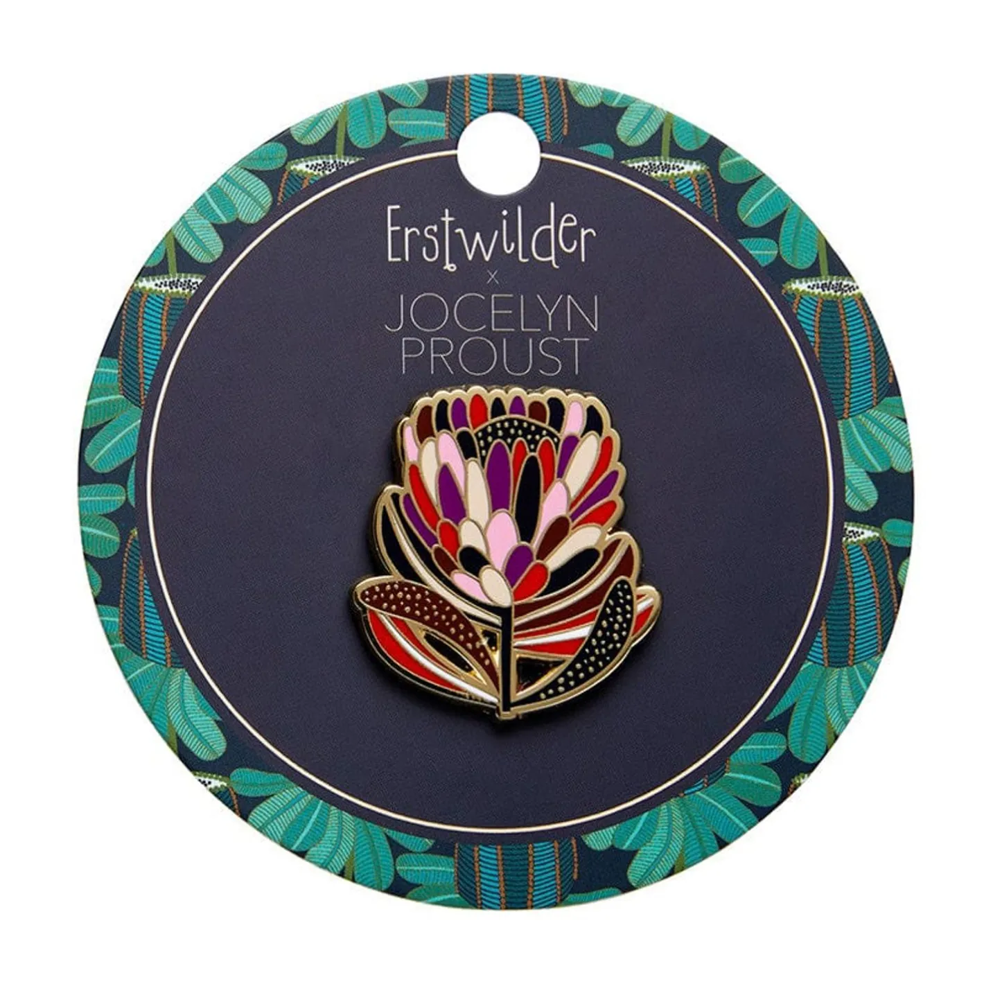 Erstwilder Protea In Bloom Enamel Pin^ Enamel Pins