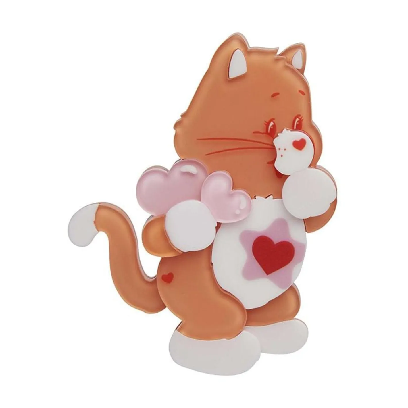 Erstwilder Proud Heart Cat Brooch^ Brooches