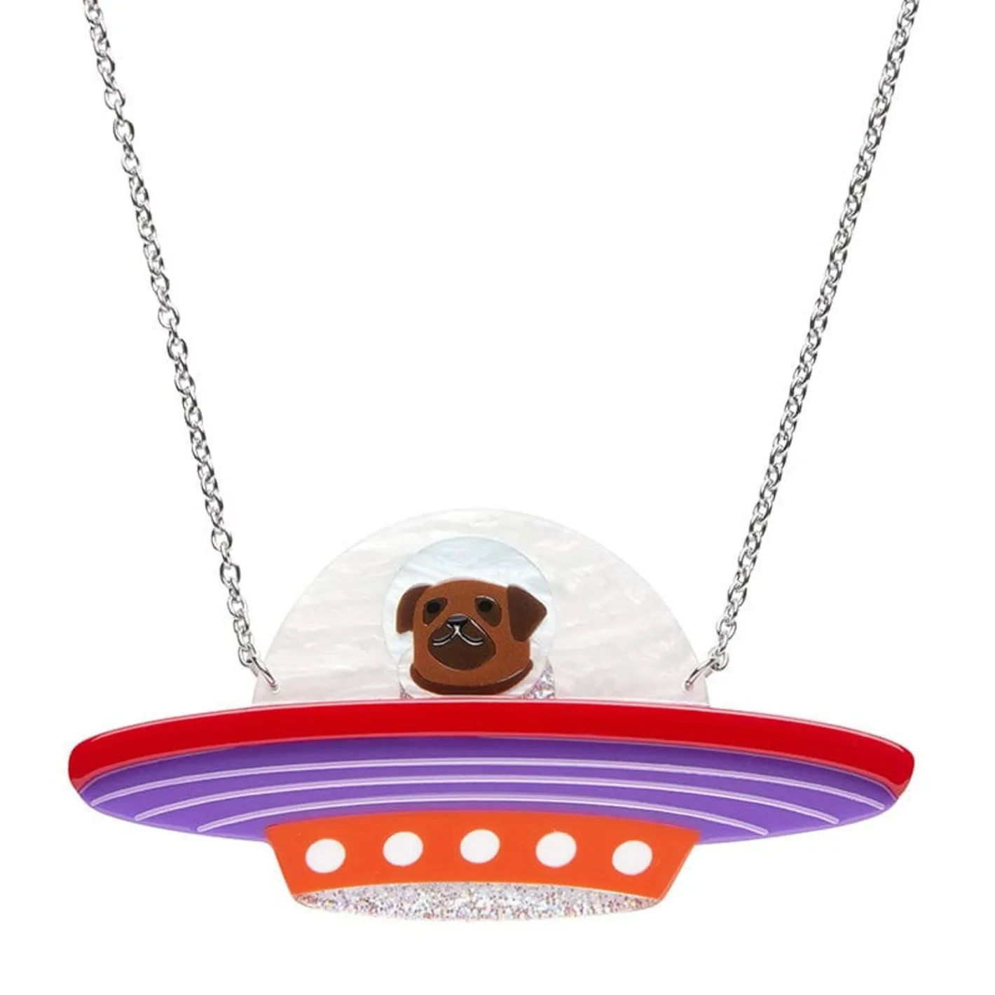 Erstwilder Pug Encounters Necklace^ Necklaces