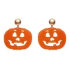 Erstwilder Pumpkin Glitter Statement Earrings - Orange^ Essential Earrings