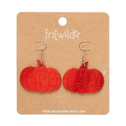 Erstwilder Pumpkin Magic Mirror Drop Earrings - Red^ Essential Earrings