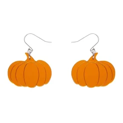 Erstwilder Pumpkin Mirror Drop Earrings - Orange^ Essential Earrings