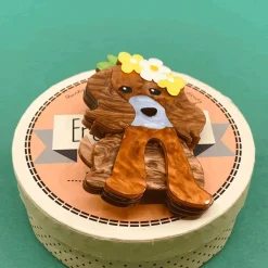 Erstwilder Puppy Love Brooch^ Brooches
