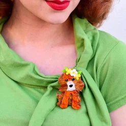 Erstwilder Puppy Love Brooch^ Brooches