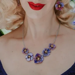 Erstwilder Purple Prose Necklace^ Necklaces