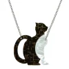 Erstwilder Purrfectly Content Cat Necklace^ Necklaces