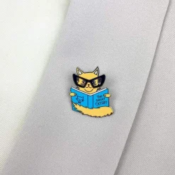 Erstwilder Puss In Books Enamel Pin^ Enamel Pins