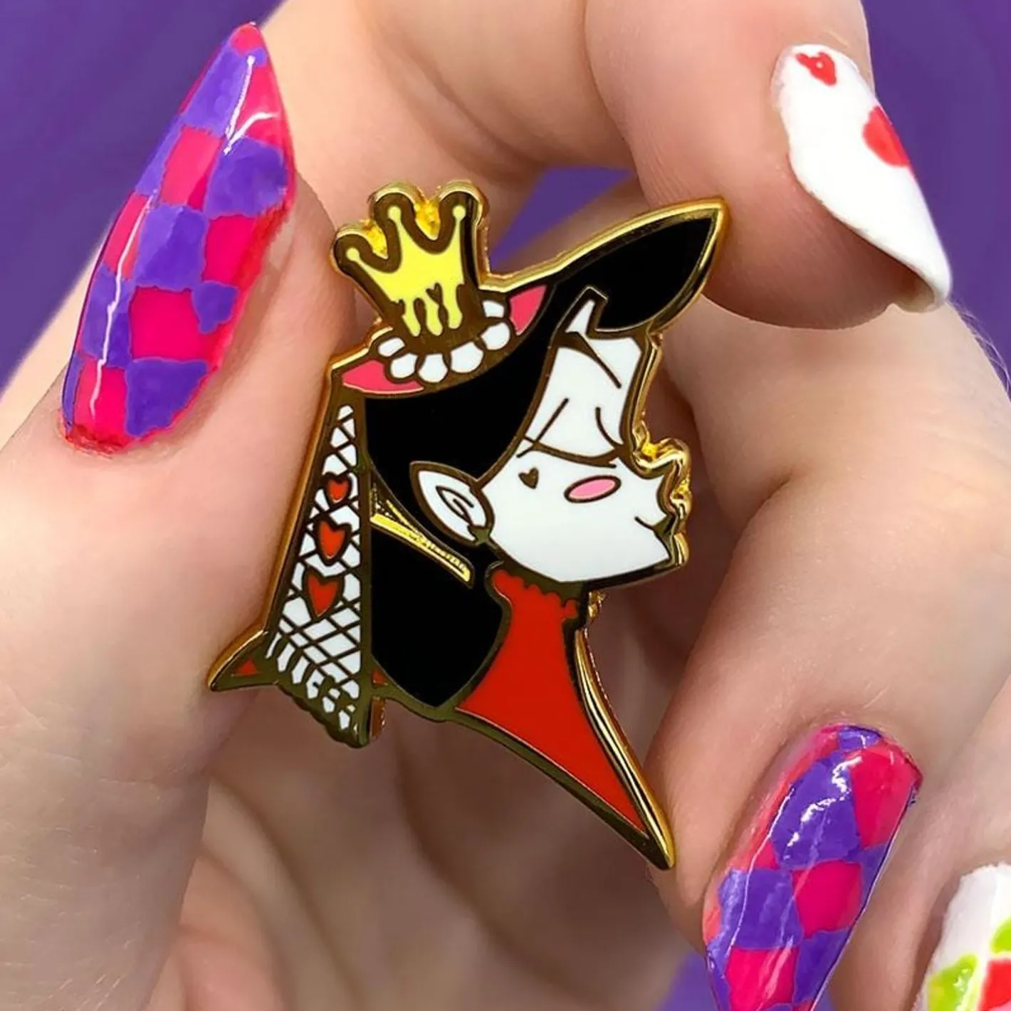 Erstwilder Queen Of Hearts Enamel Pin^ Enamel Pins